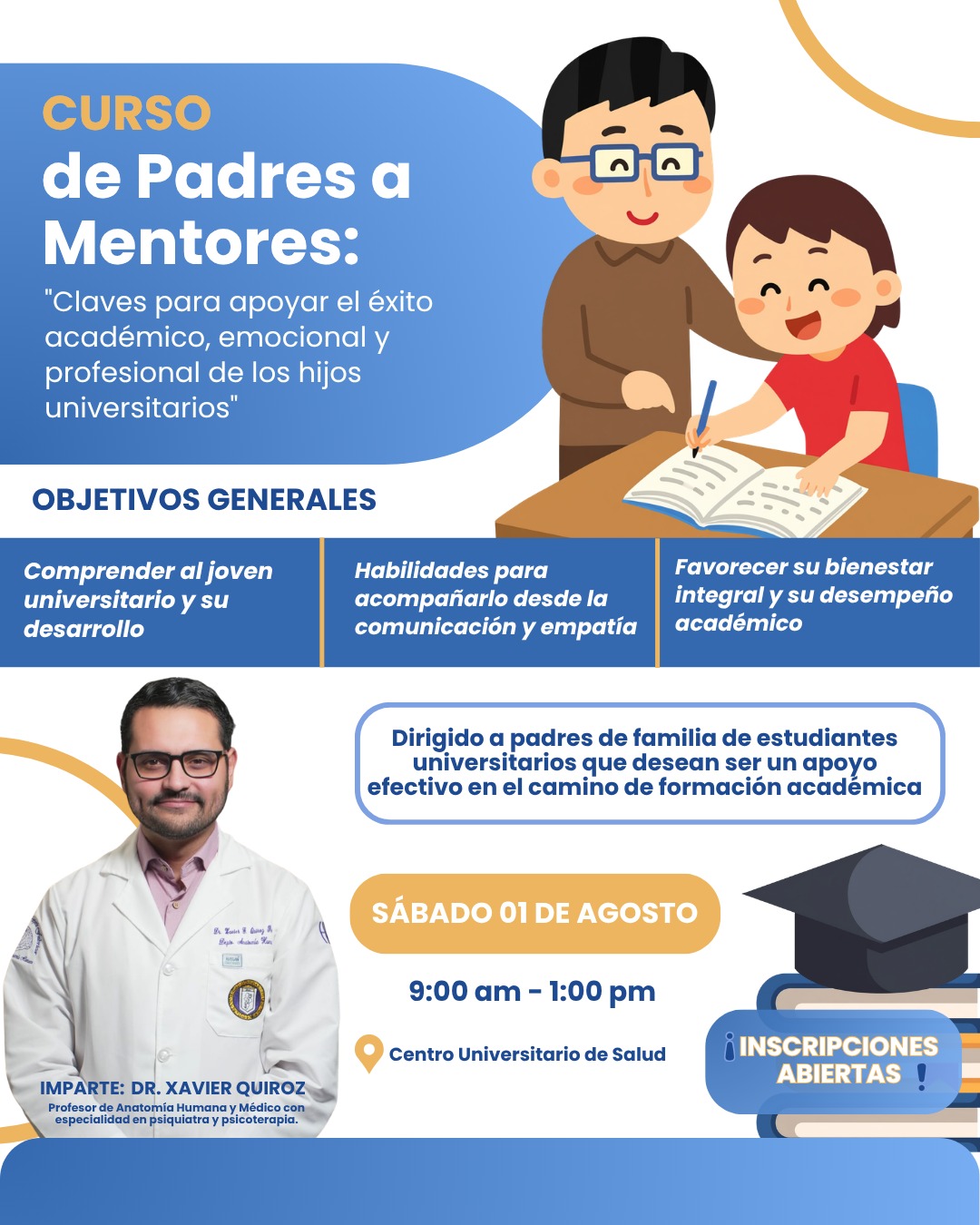 "De Padres a Mentores: Claves para Apoyar el Éxito Académico, Emocional y Profesional de los Hijos Universitarios" - Imagen 2