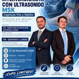 1er Curso Intervencionista con Ultrasonido MSK  Capitulo Pie y Tobillo