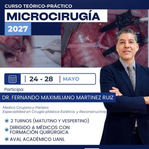 Curso Teórico Práctico de Microcirugía - 24 de mayo 2027 Matutino